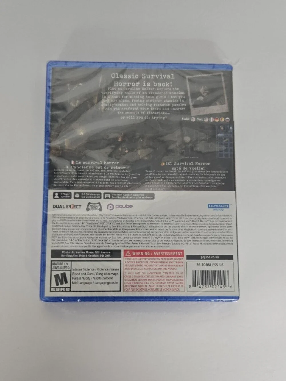 Tormented Souls PS5 Game - Black